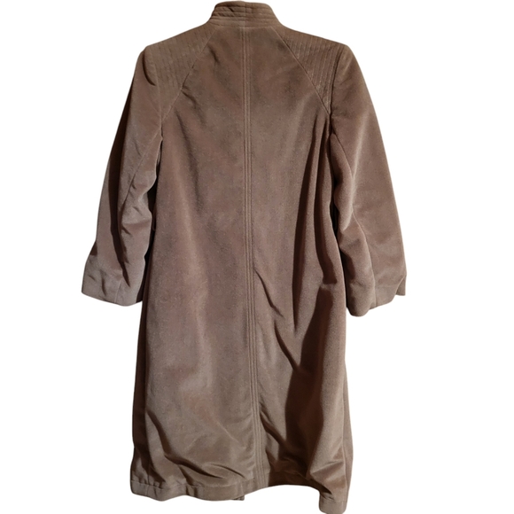Vintage Del Costa "Kajjmir" Man Made Cashmere Long Camel Colored Coat - Picture 2 of 7